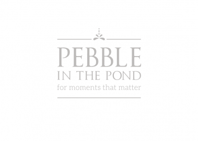 Pebble in the Pond logo by We Are Life
